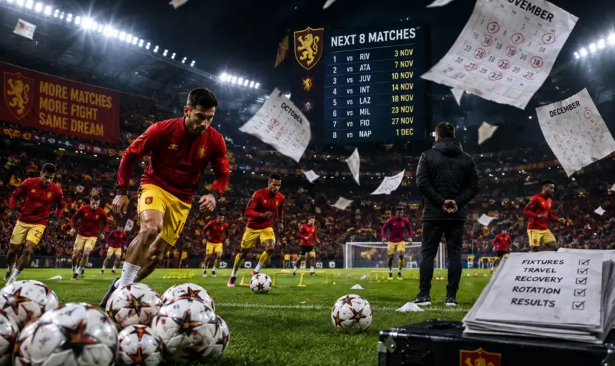 Galatasaray’ın Geleceğini Şekillendirecek 30 Günlük Fikstür Analizi